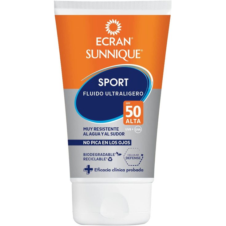 ecran sunnique sport fluido solar facial spf50 40ml ecran sunnique sport fluido solar facial spf50 40ml