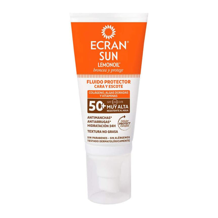 ecran sunique protector solar facial antimanchas spf50+ 50ml