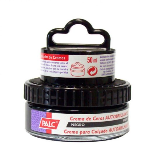 palc kit crema para calzado negra con aplicador