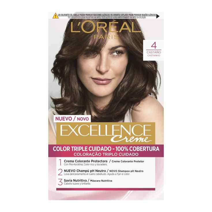 excellence tinte de larga duracion castaño nº 4 excellence tinte de larga duracion castaño nº 4
