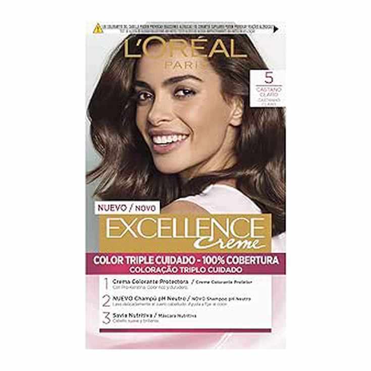 excellence tinte de larga duracion castaño Castaño Claro nº5 excellence tinte de larga duracion castaño Castaño Claro nº5