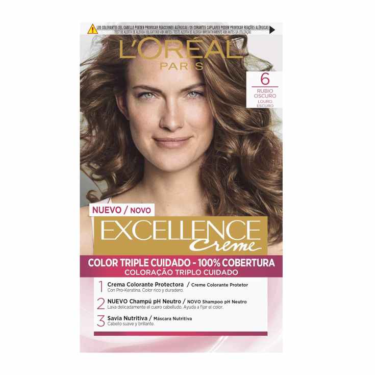 excellence tinte de larga duracion rubio oscuro nº 6 excellence tinte de larga duracion rubio oscuro nº 6