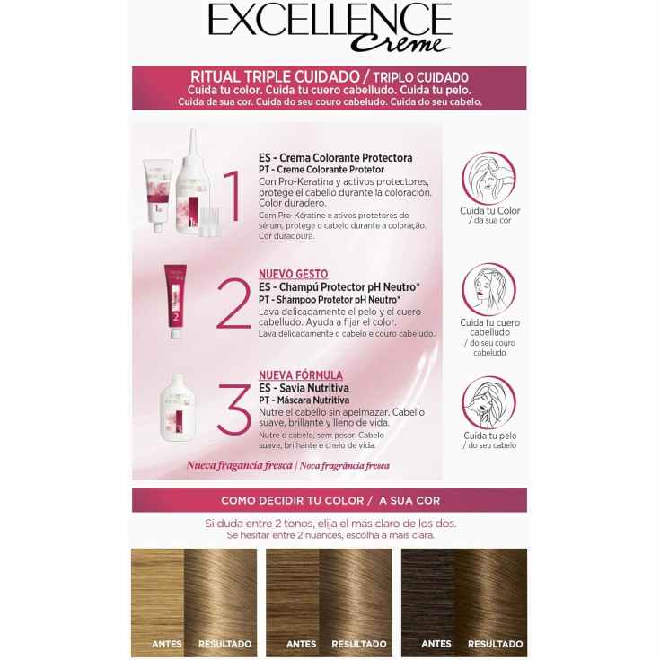 excellence tinte de larga duracion rubio nº 7