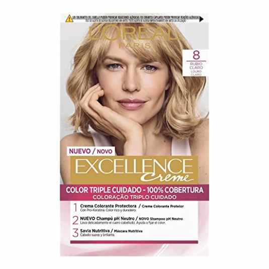 excellence tinte de larga duracion rubio claro nº 8 