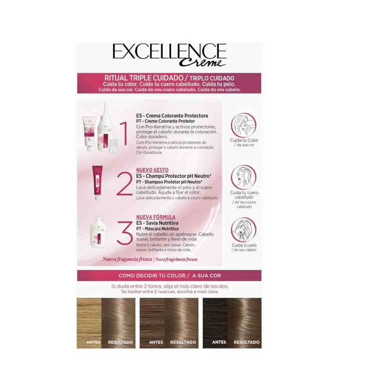 excellence tinte de larga duracion rubio ceniza nº 7.1 