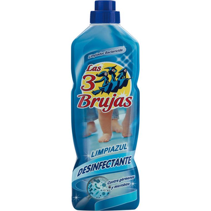 las 3 brujas limpiazaul desinfectante bactericida 1 litro las 3 brujas limpiazaul desinfectante bactericida 1 litro
