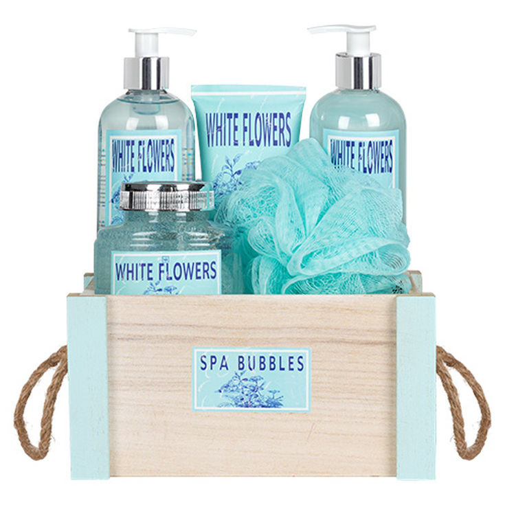 la walkiria set cesta baño white musk 6 piezas la walkiria set cesta baño white musk 6 piezas