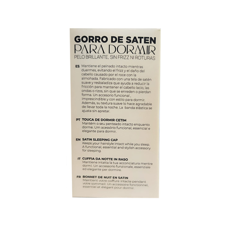 walkiria gorro saten para dormir