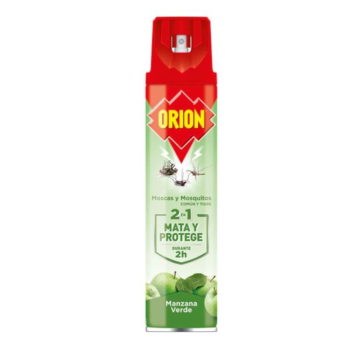 orion insecticida moscas y mosquitos aroma manzana verde 600ml