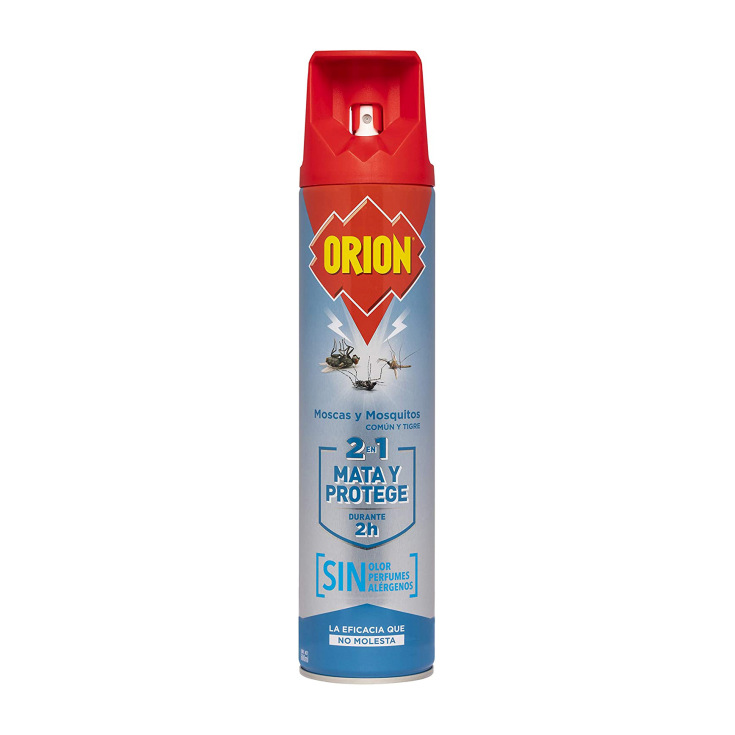 orion insecticida en aerosol 2en1 moscas y mosquito 600ml