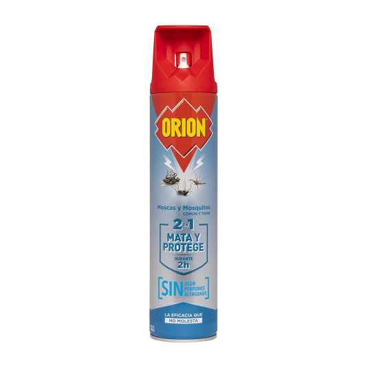 orion insecticida en aerosol 2en1 moscas y mosquito 600ml