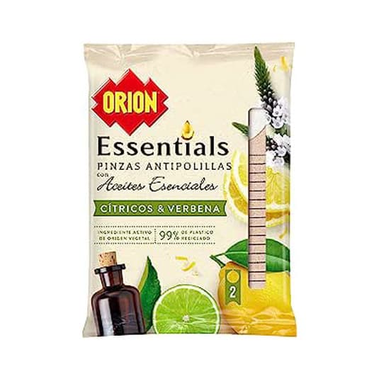 orion essentials pinzas antipolillas citricos 2uds