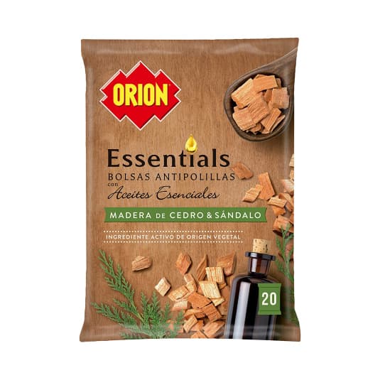 bolsa orion anti-polilla essentials 20 unidades