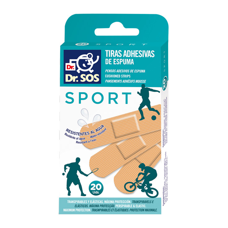 dr. sos apositos sport 20 unidades