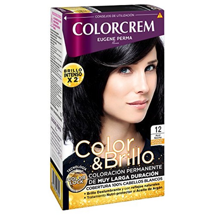 colorcrem color & brillo nº 12 azul noche tinte colorcrem color & brillo nº 12 azul noche tinte