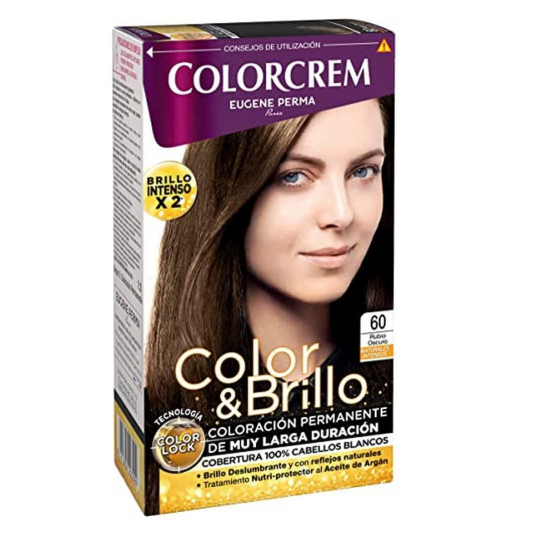 colorcrem color & brillo tinte permanente tono 60 rubio oscuro