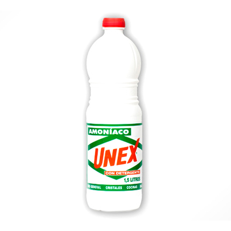 unex amoniaco con detergente 1,5 litros unex amoniaco con detergente 1,5 litros