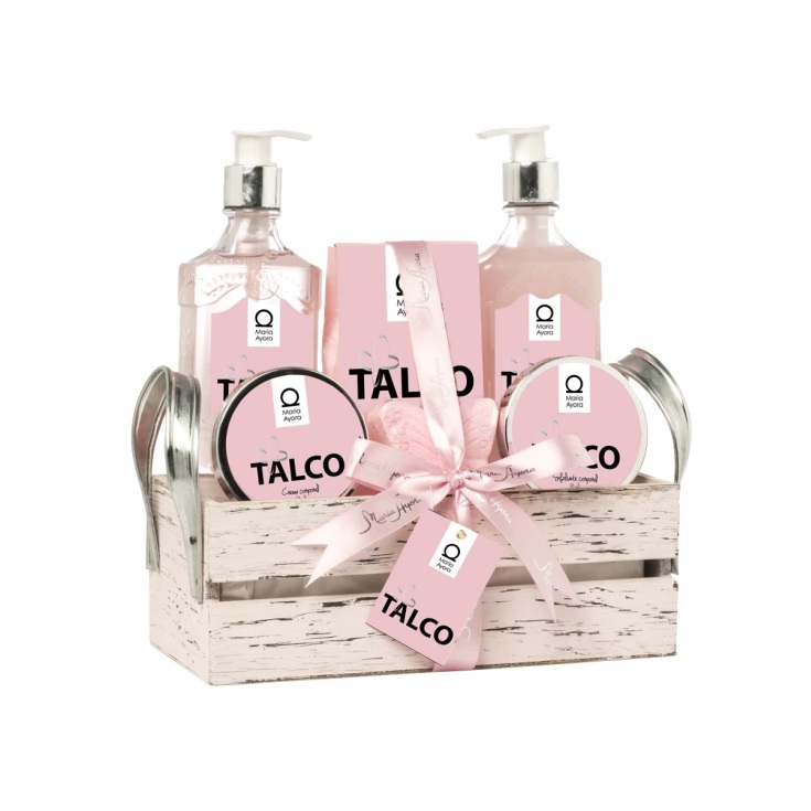 maria ayora cesta de baño talco 6 piezas maria ayora cesta de baño talco 6 piezas