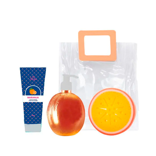 shausha set baño naranja