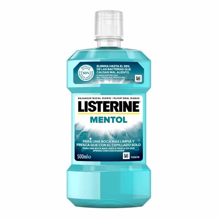 listerine colutorio bucal sabor mentol 500ml