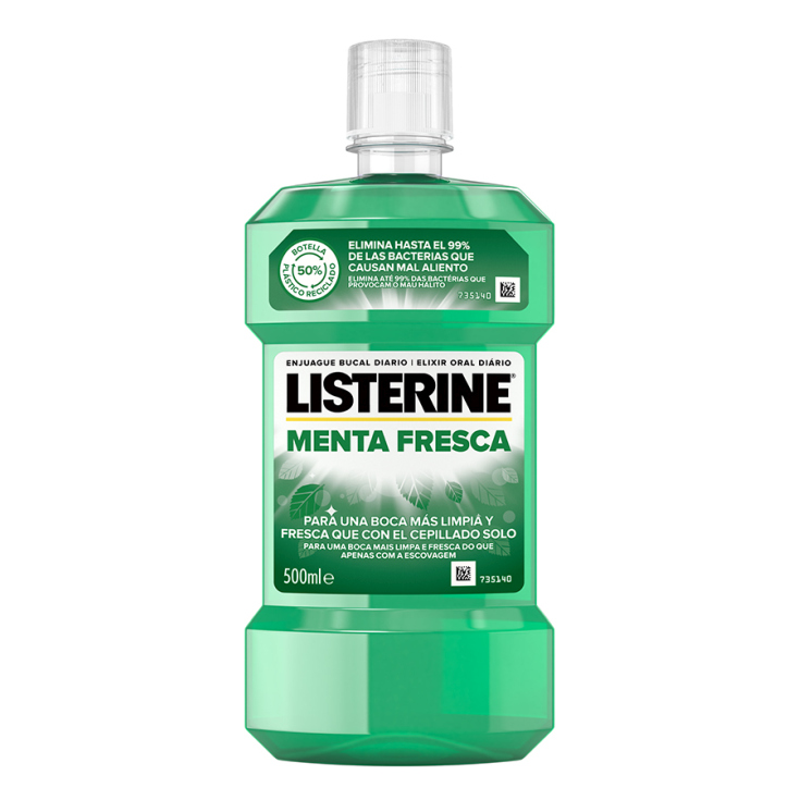 listerine colutorio bucal sabor menta fresca 500ml listerine colutorio bucal sabor menta fresca 500ml