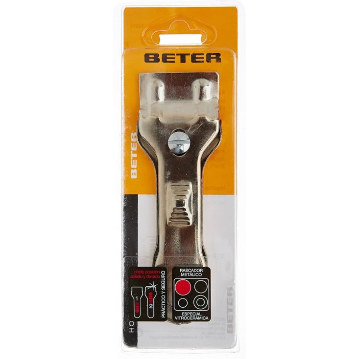 beter rascador vidrio y vitroceramica reforzado metalico 1 unidad beter rascador vidrio y vitroceramica reforzado metalico 1 unidad