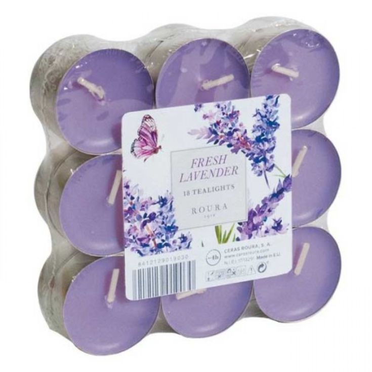 roura pack 18 velas lavanda