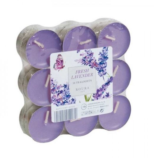 roura pack 18 velas lavanda