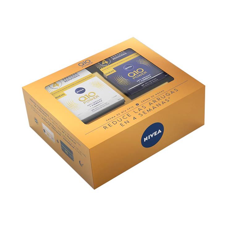 nivea set regalo q-10 power crema dia + crema noche nivea set regalo q-10 power crema dia + crema noche