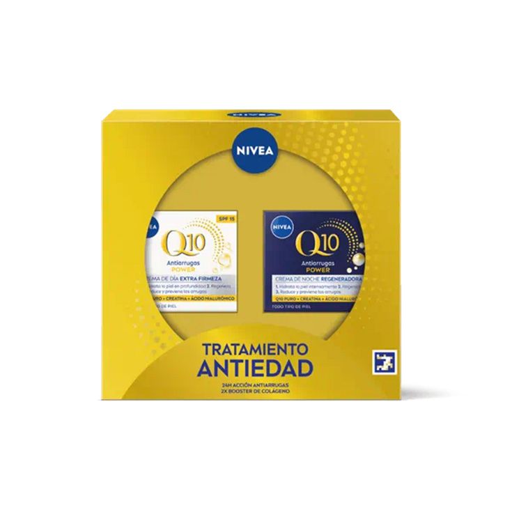 pack nivea q-10 dia f-15+noche pack nivea q-10 dia f-15+noche
