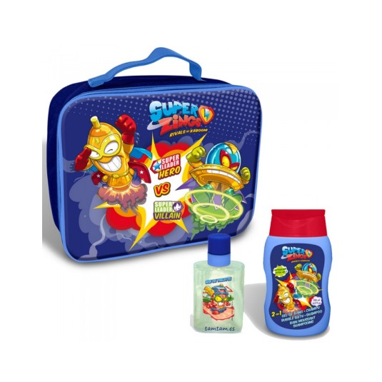 superzings bolsa baño colonia 50 ml + gel 200 ml