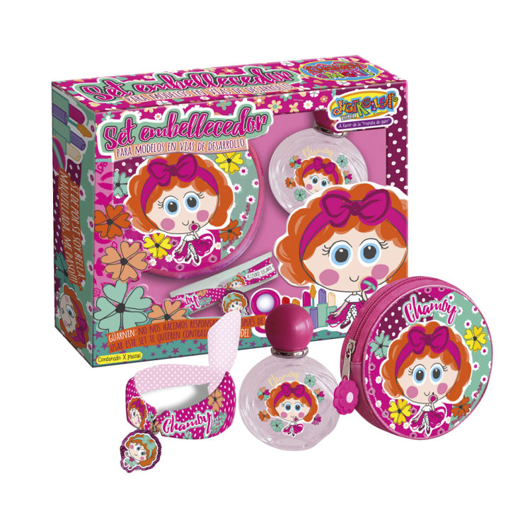chamoy & amiguis estuche embellecedor colonia 3 piezas chamoy & amiguis estuche embellecedor colonia 3 piezas