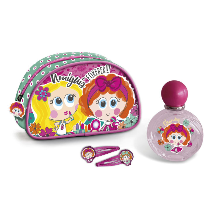 chamoy & amiguis forever neceser eau de toilette y 2 clips pelo chamoy & amiguis forever neceser eau de toilette y 2 clips pelo