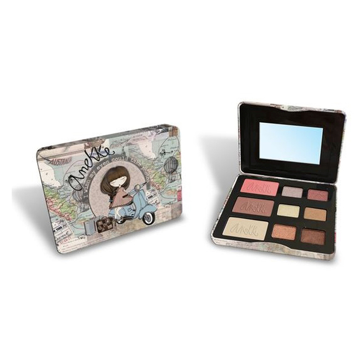 gorjuss anekke set de maquillaje en caja metálica gorjuss anekke set de maquillaje en caja metálica