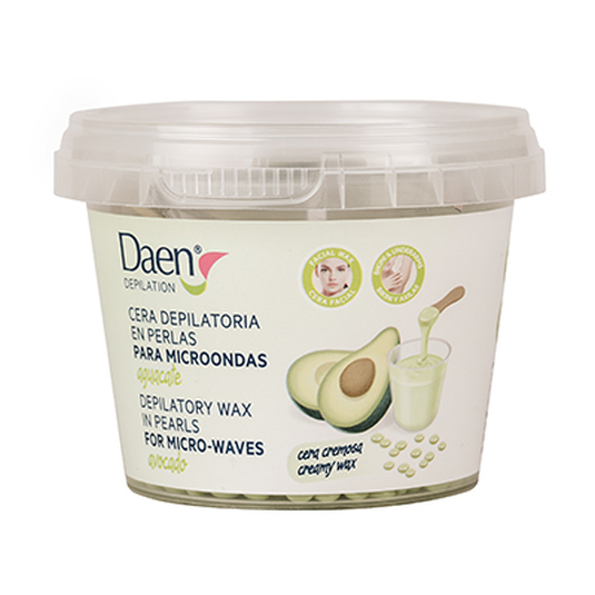 daen cera cremosa en perlas para microondas aguacate 100g