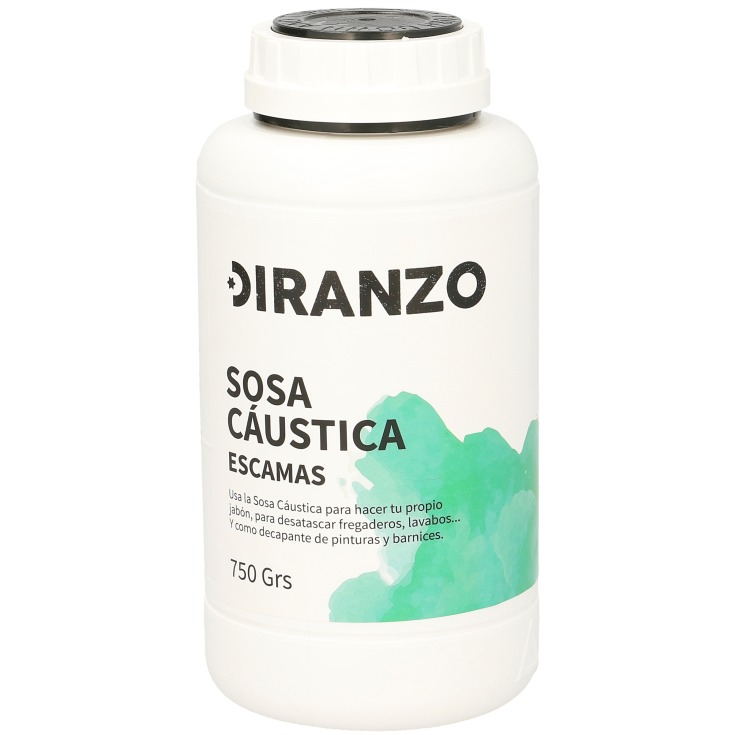 Sosa caustica escamas diranzo 1000gr. : : Alimentación y bebidas