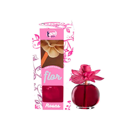 tdoy ambientador flor 3d frutos rojos 50ml