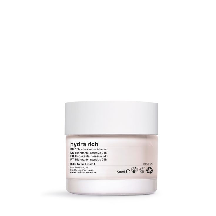 bella aurora hydra rich solution crema hidratante intensiva spf15 50ml