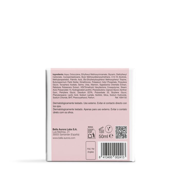 bella aurora hydra rich solution crema hidratante intensiva spf15 50ml