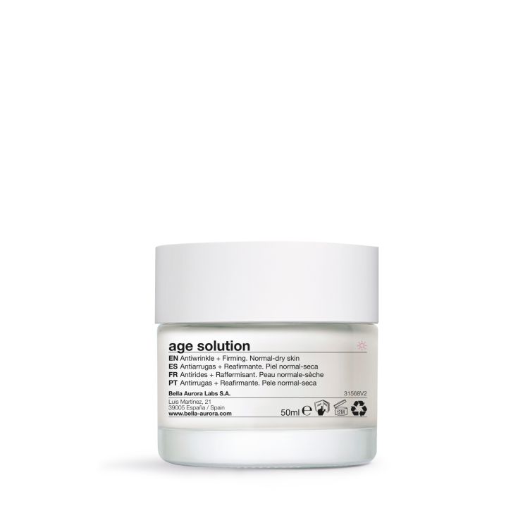 bella aurora age solution crema antiarrugas spf15 50ml