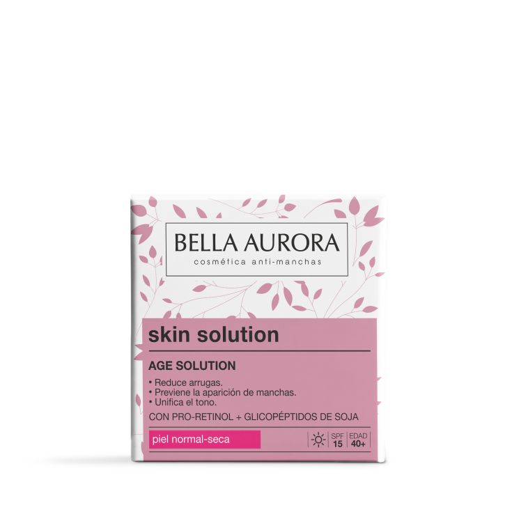 bella aurora age solution crema antiarrugas spf15 50ml