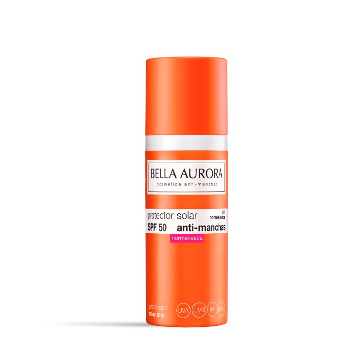 bella aurora solar spf50 fluido anti-manchas piel seca 50ml