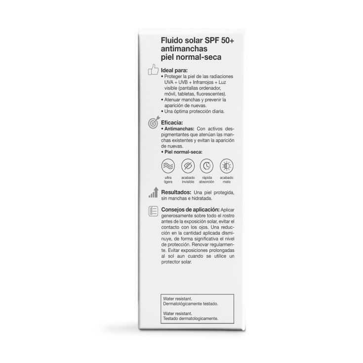 bella aurora solar spf50 fluido anti-manchas piel seca 50ml