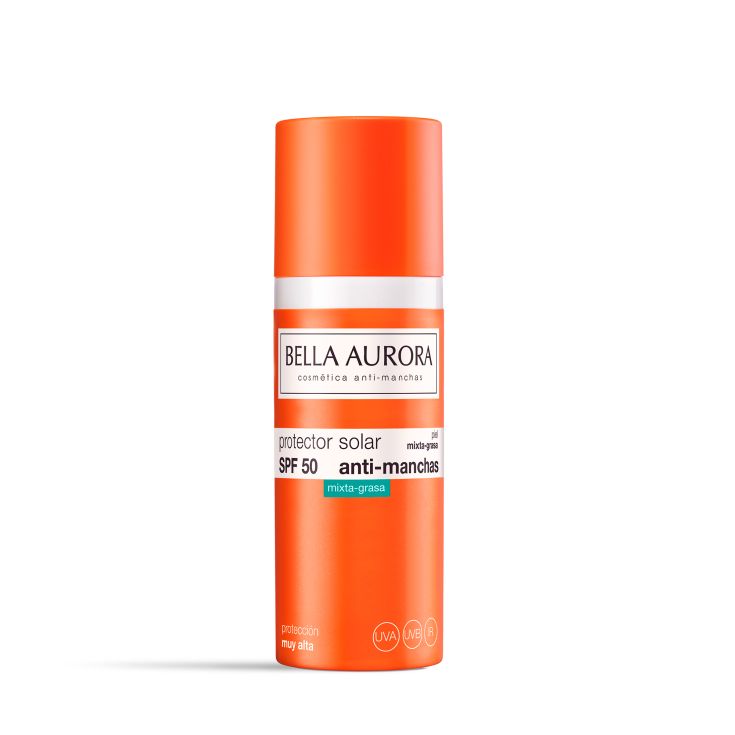 bella aurora fotoprotector facial spf50 antimanchas piel mixta 50ml