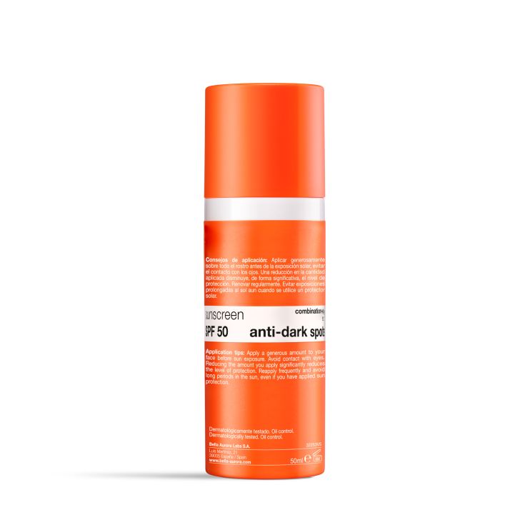 bella aurora fotoprotector facial spf50 antimanchas piel mixta 50ml