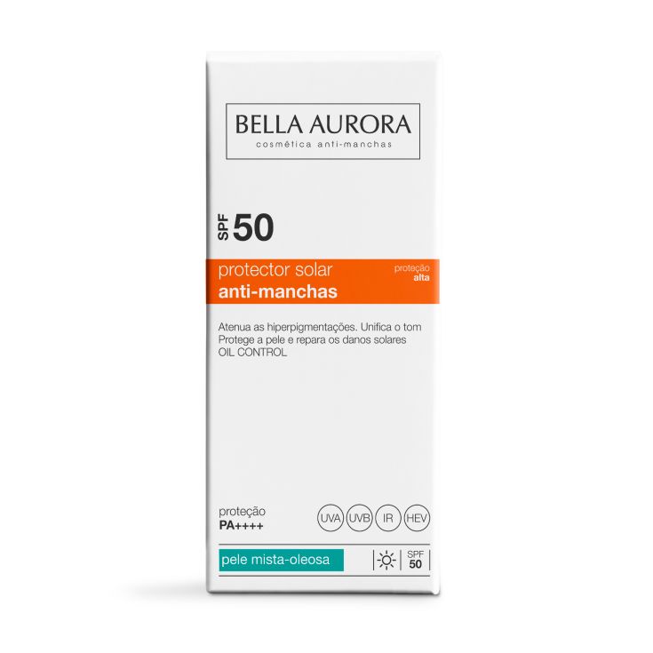 bella aurora fotoprotector facial spf50 antimanchas piel mixta 50ml