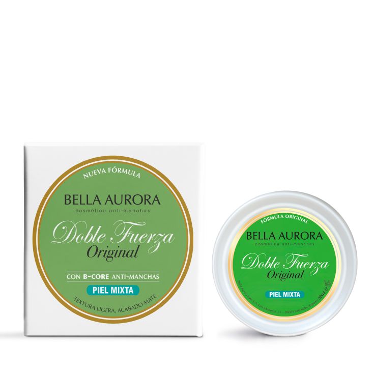 BELLA AUROPRA DOBLE FUERZA CREMA ANTI-MANCHAS MATE PIEL MIXTA 30ML