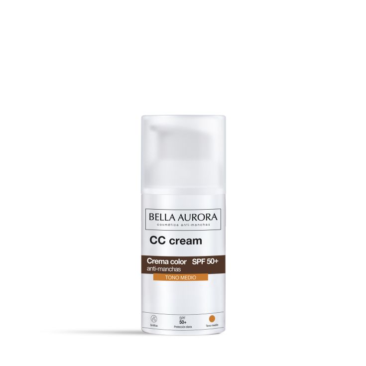 bella aurora cc cream spf50 antimanchas fotoprotectora 30ml