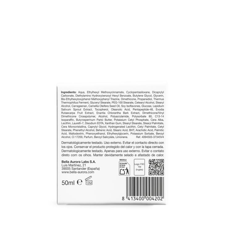 bella aurora splendor10 crema anti-edad dia spf20 50ml