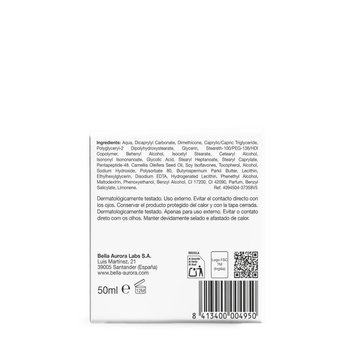 bella aurora splendor10 anti-edad noche 50ml